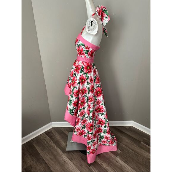 Alice + Olivia Florence Halter Dress US 2 $1195 - Picture 11 of 12